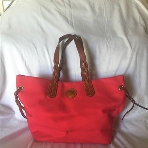 Dooney & Bourke Hot Pink Canvas Tote